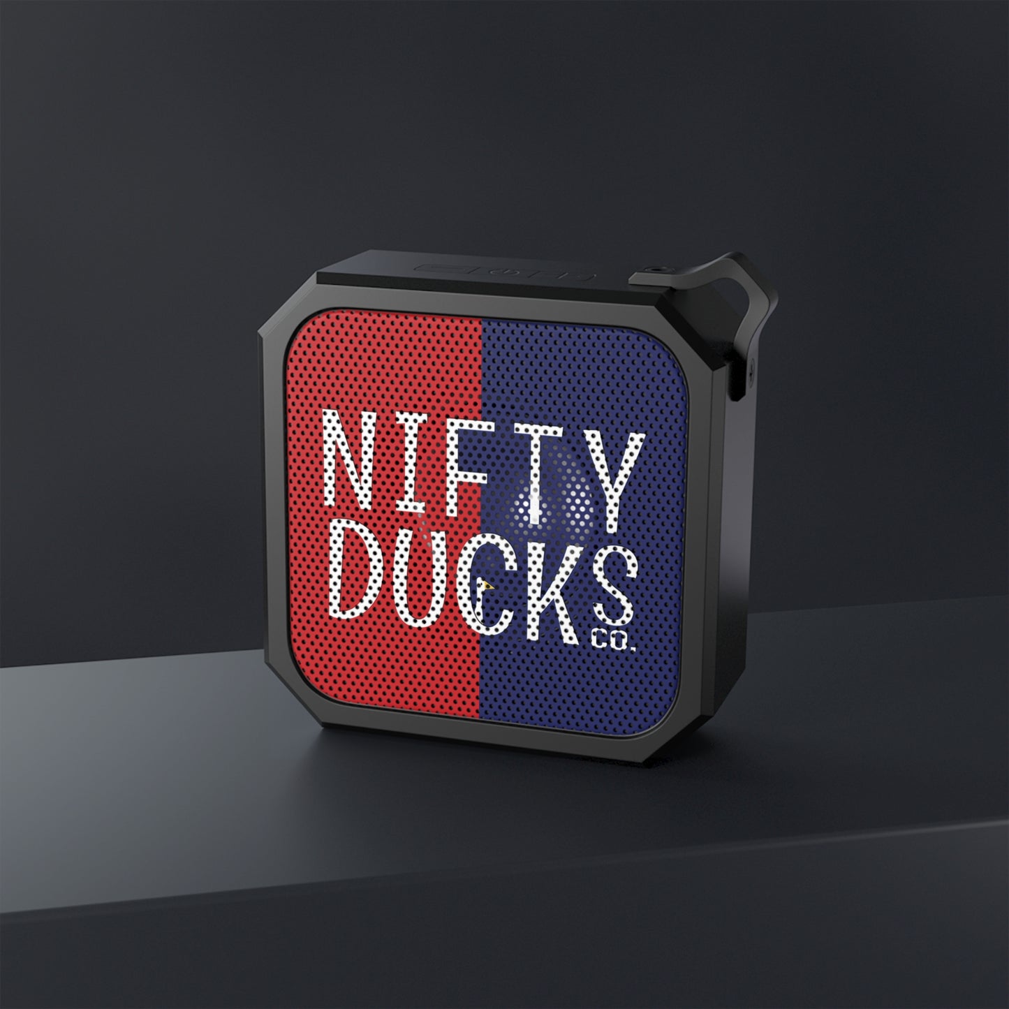 Nifty Ducks Co Logo - Blackwater Outdoor Bluetooth Speaker