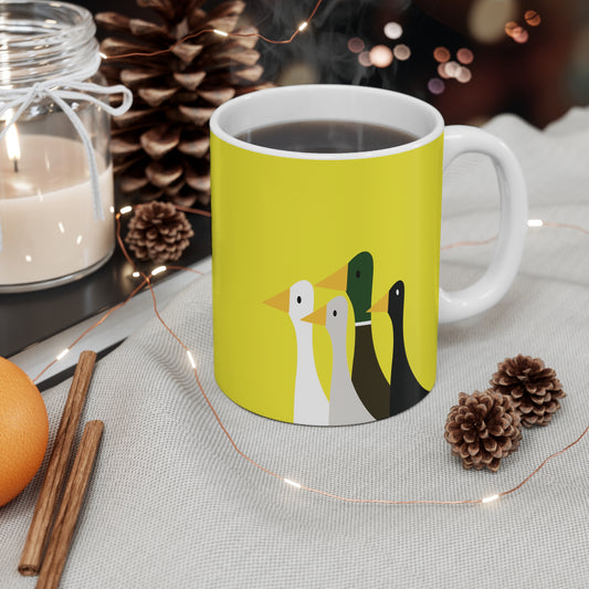 Take the ducks with you - Yellow fff800  - Mug 11oz