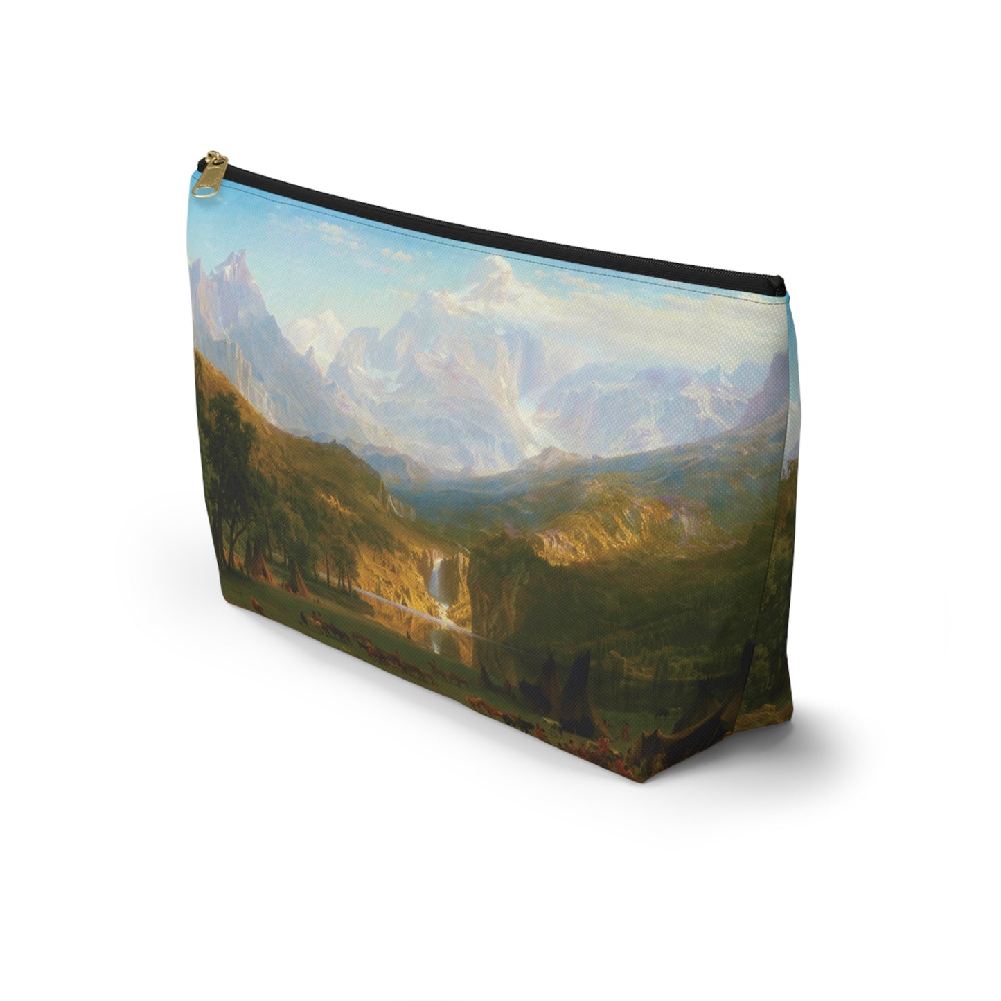 Albert Bierstadt - The Rocky Mountains - Lander's Peak - Accessory Pouch w T-bottom