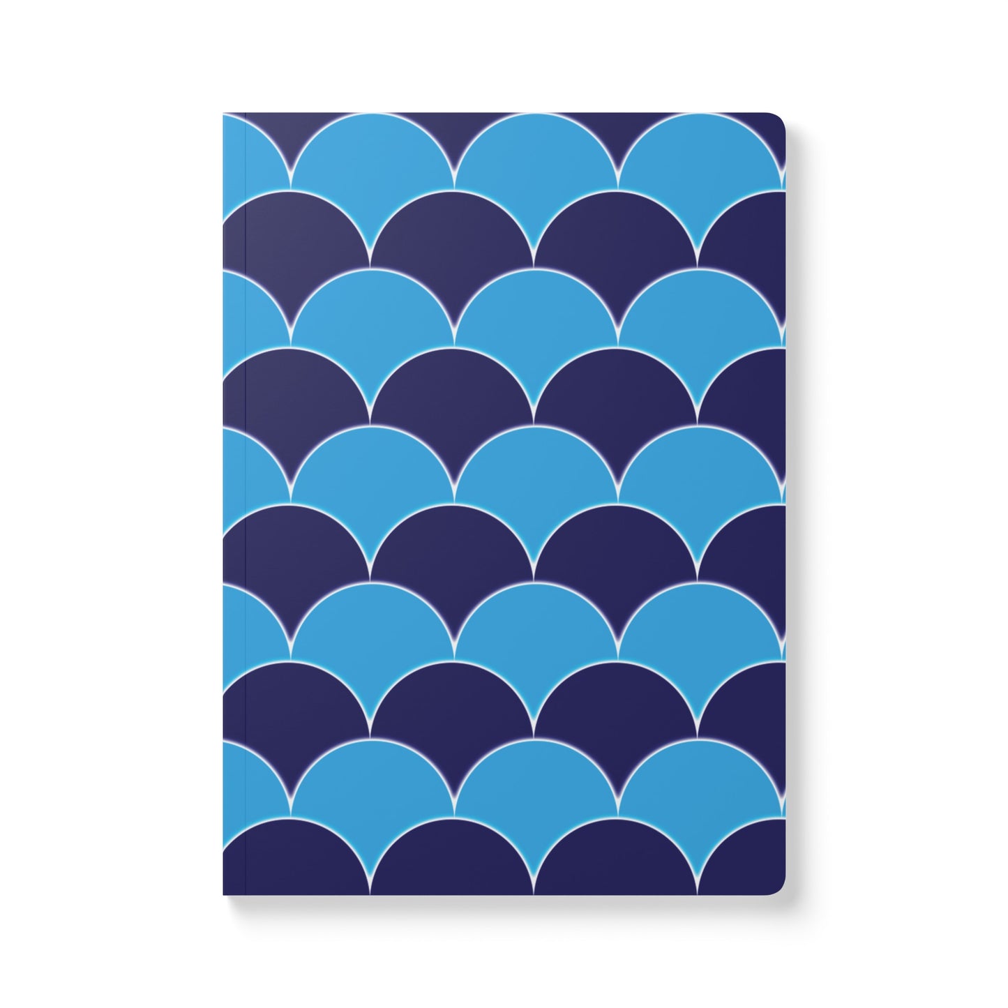 Blue Fans - Softcover Journal