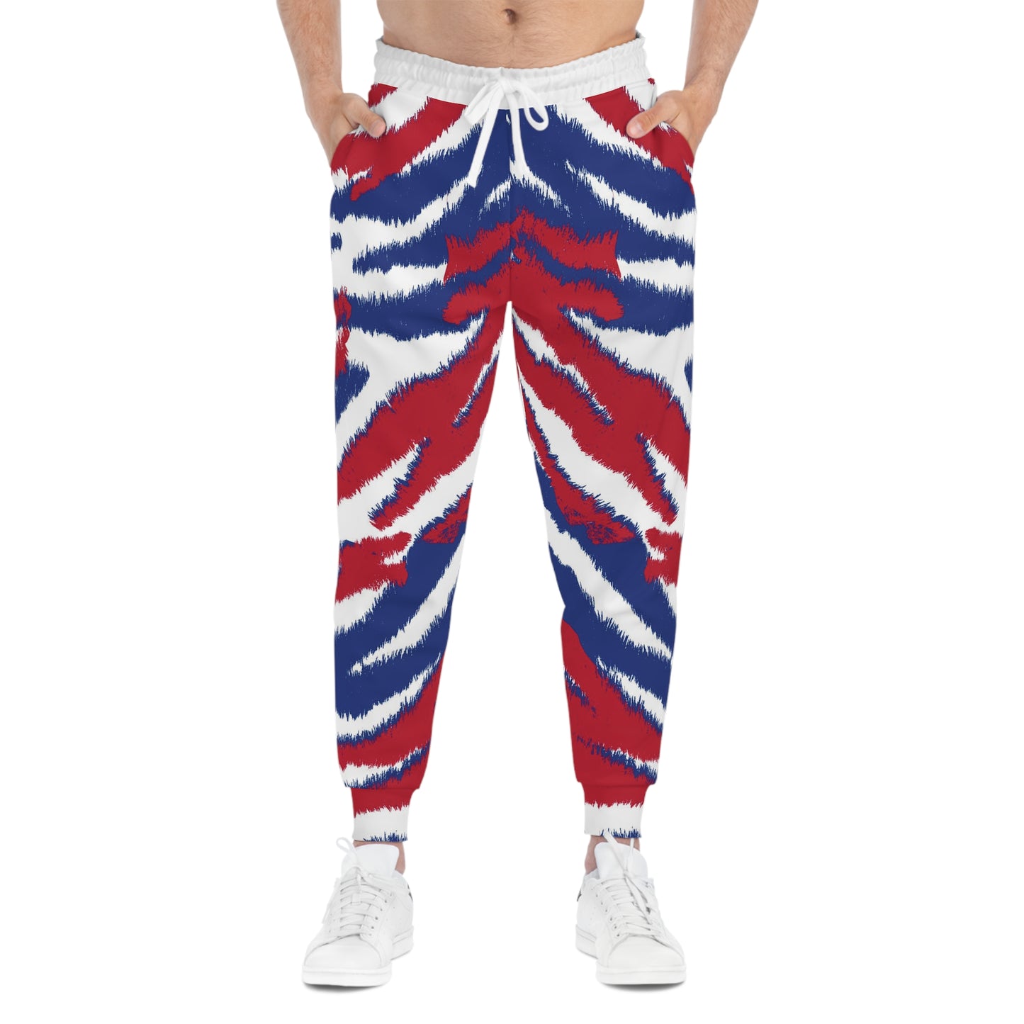 Red White and Blue - Athletic Joggers (AOP)