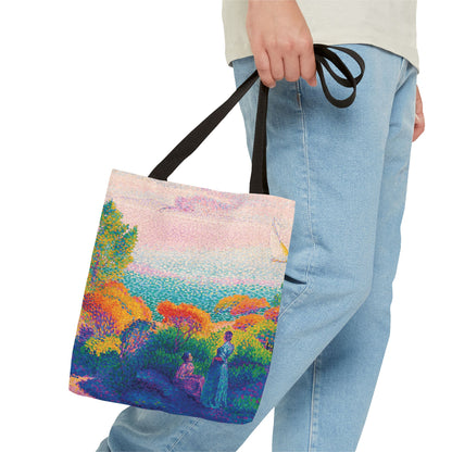 Henri Edmond Cross - Two Women by the Shore, Mediterranean - 1896 - Tote Bag