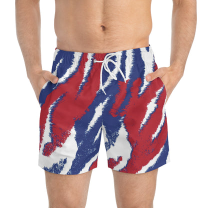 Red White and Blue - Swim Trunks