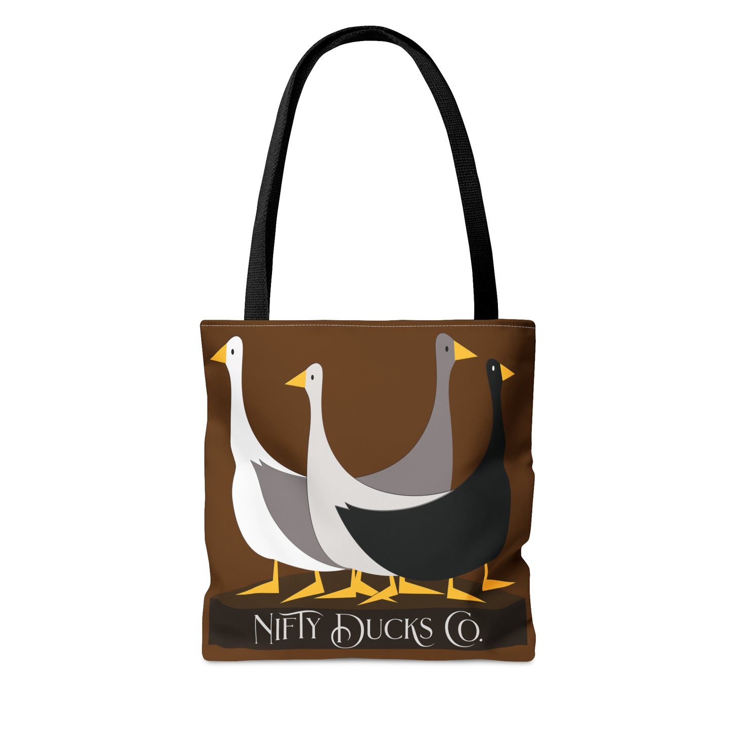 Nifty Ducks Co. Original Logo - Baker's Chocolate 643b13 - Tote Bag