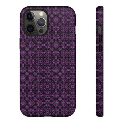 Vibrant Kaleidoscope - Purple - Black - Tough Cases