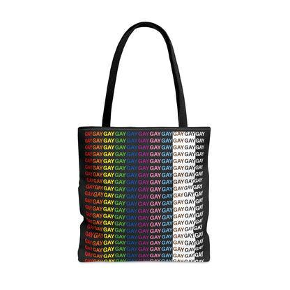 GAY GAY GAY - Black 000000 - Tote Bag