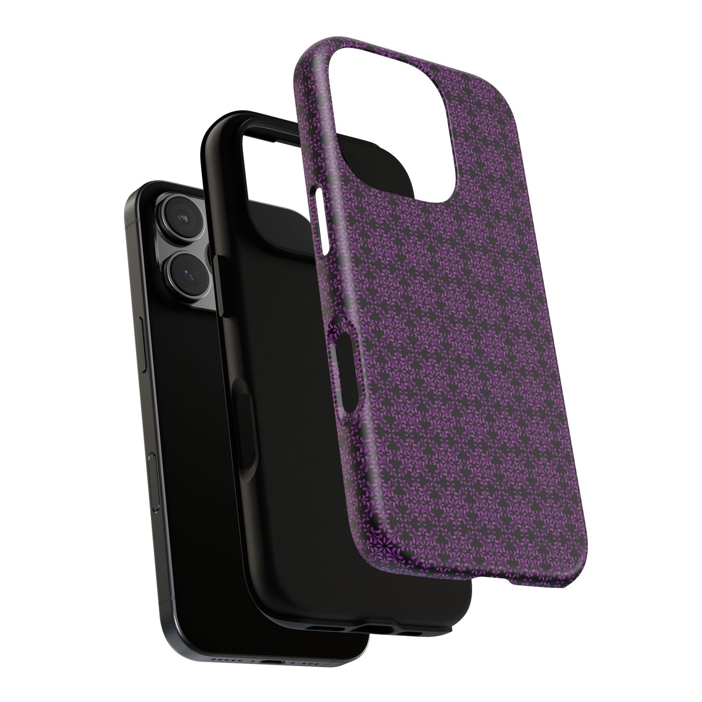 Vibrant Kaleidoscope - Purple - Black - Tough Cases