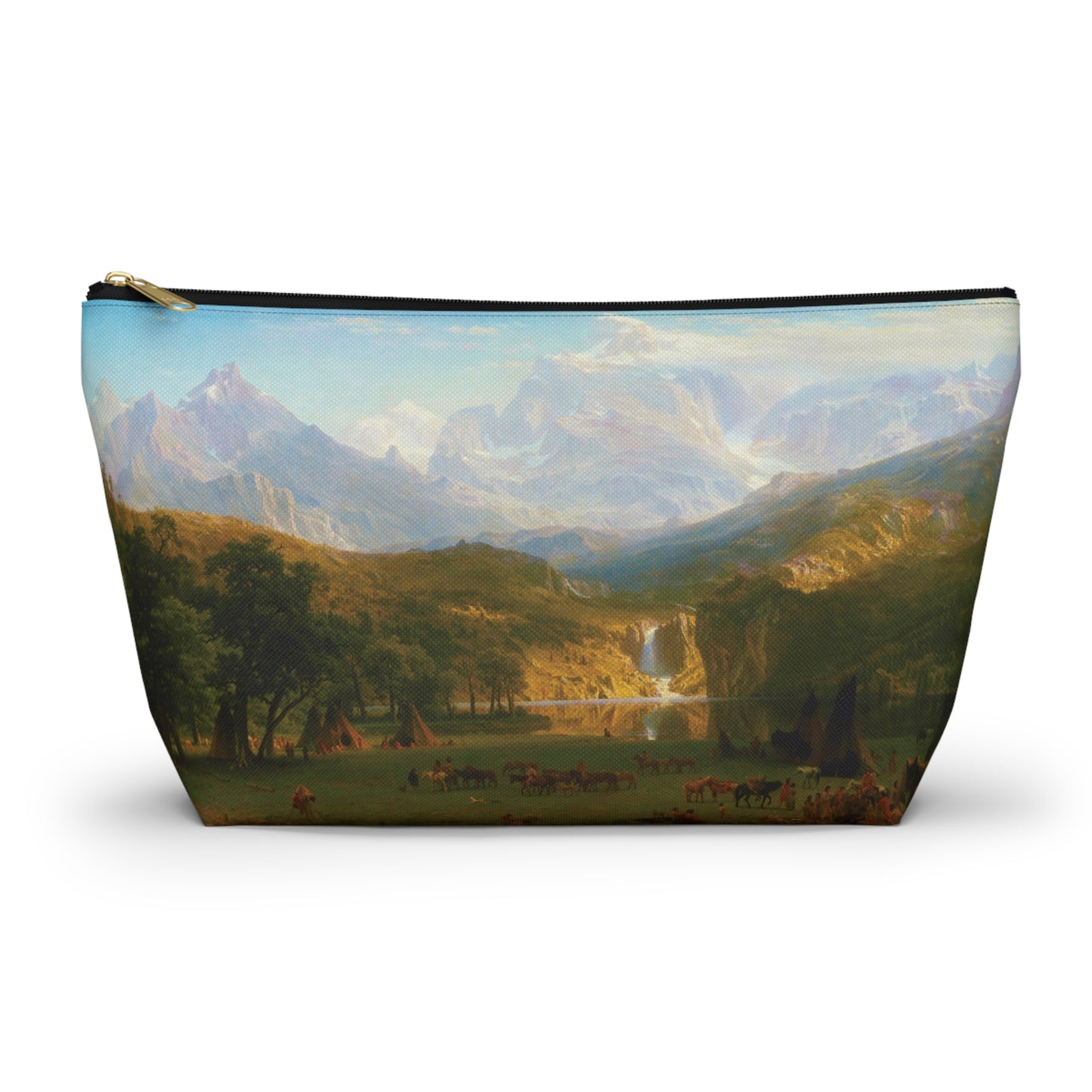 Albert Bierstadt - The Rocky Mountains - Lander's Peak - Accessory Pouch w T-bottom