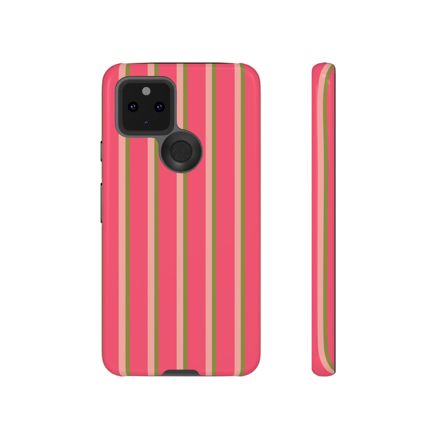 Pink and green stripes - Tough Cases