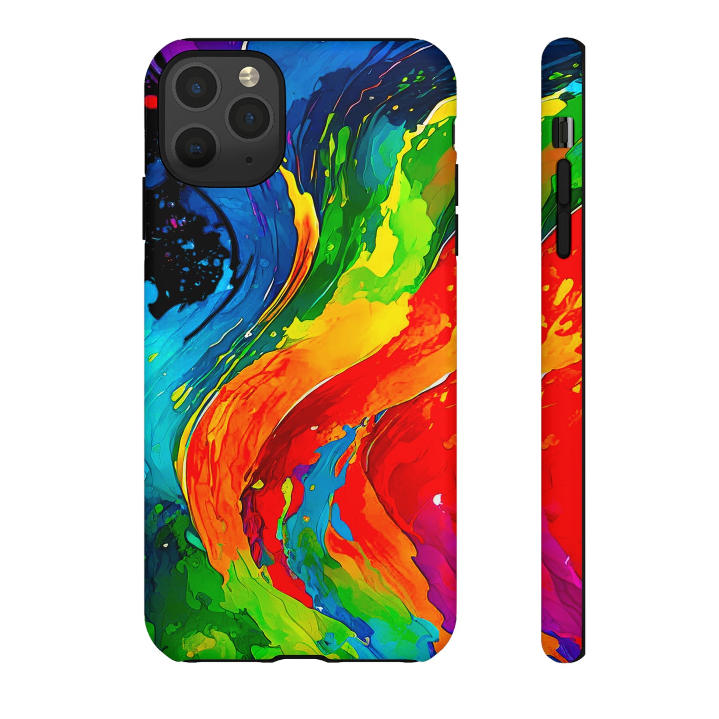 Color Splash - Black 000000 - Tough Cases