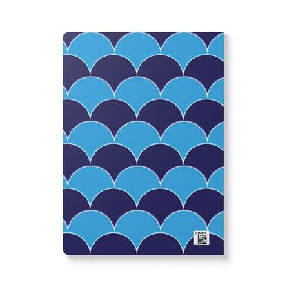 Blue Fans - Softcover Journal