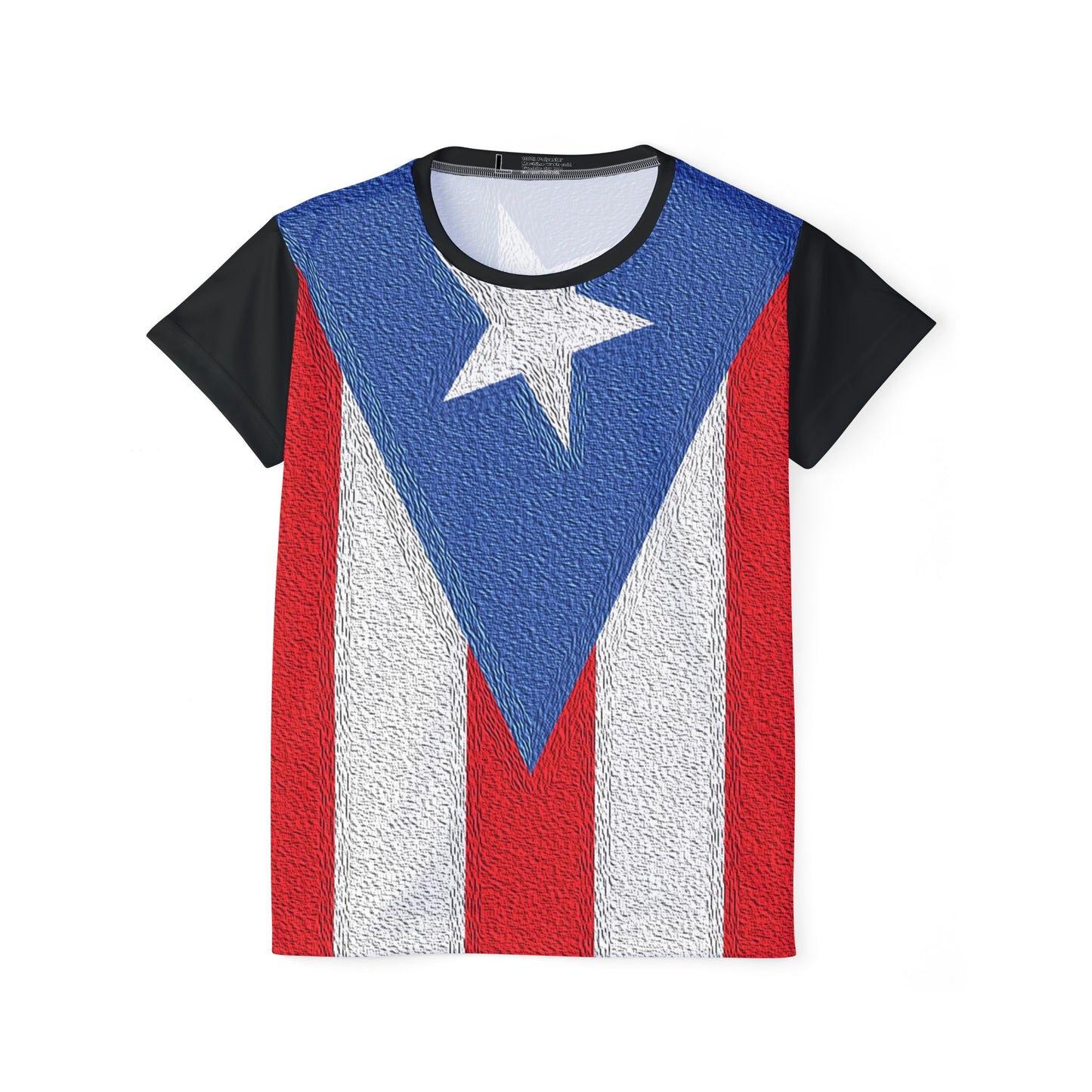 Celebrate Puerto Rico - Black 000000 - Women's Sports Jersey (AOP)