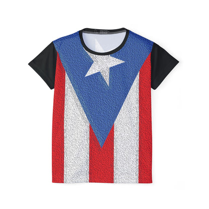 Celebrate Puerto Rico - Black 000000 - Women's Sports Jersey (AOP)