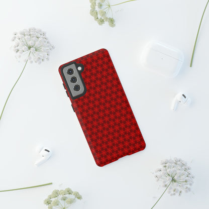 Red V Star Pattern - Tough Cases