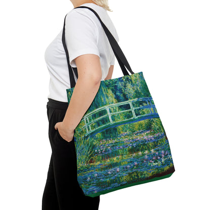 Water Lilies and Japanese Bridge -1899 - Claude Monet - Tote Bag