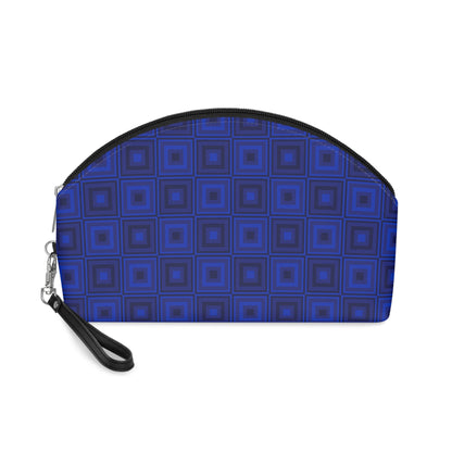 Blue Squares - Sunrise - Makeup Bag