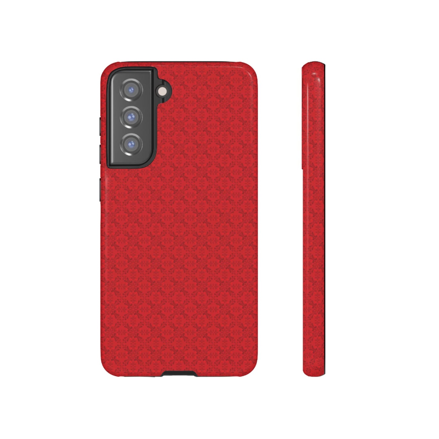 Vibrant Kaleidoscope - Red - Scarlet - Tough Cases