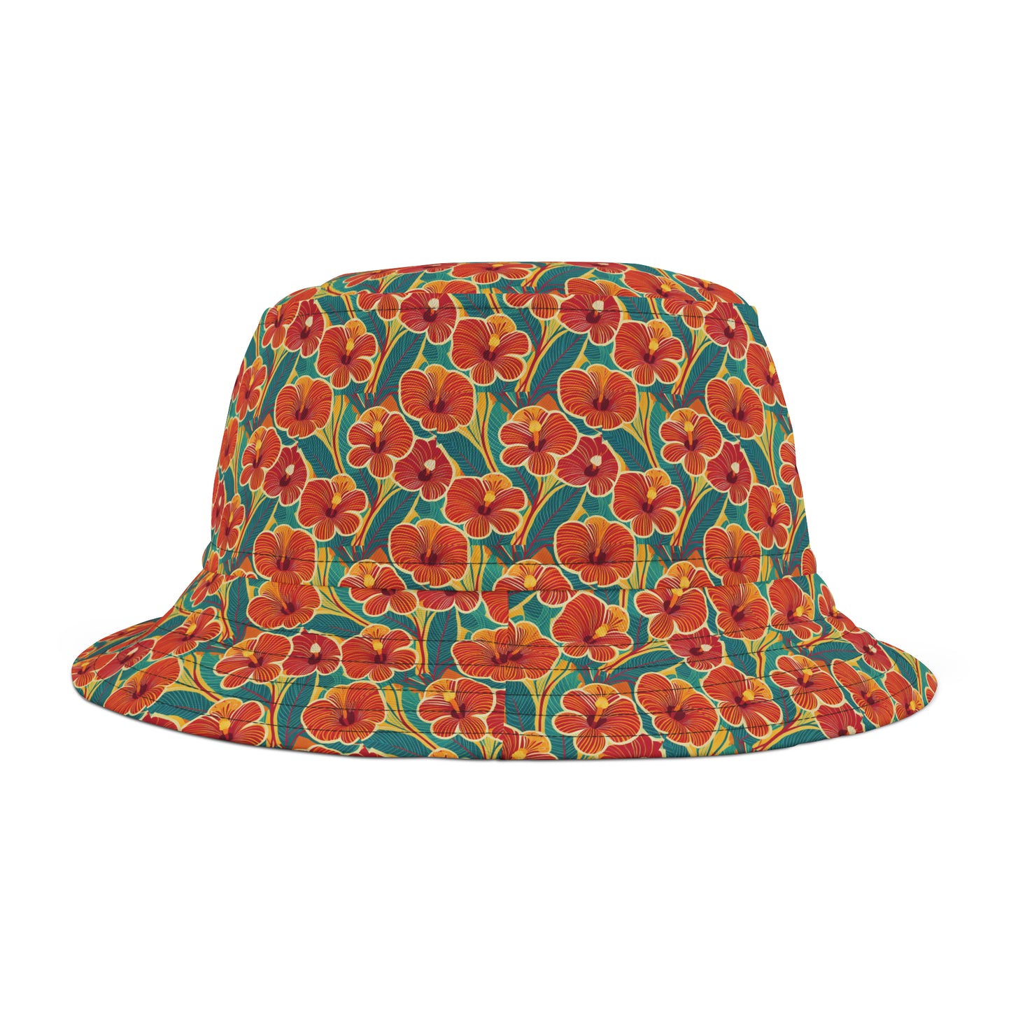 Hibiscus1 - Bucket Hat (AOP)