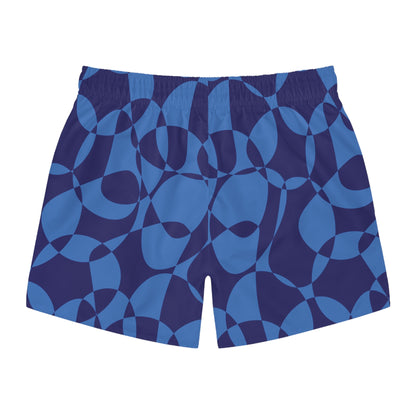 Sapphire Swirl - Azure - Swim Trunks