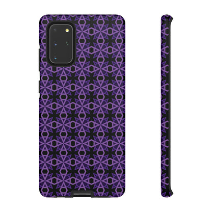 Letter Art - A - Purple - Black 000000 - Tough Cases