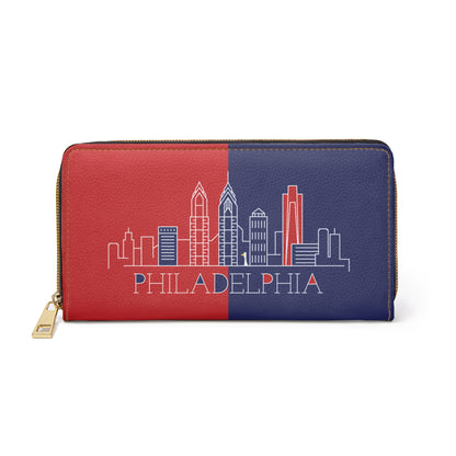 Philadelphia - Red White and Blue City series - Zipper Wallet