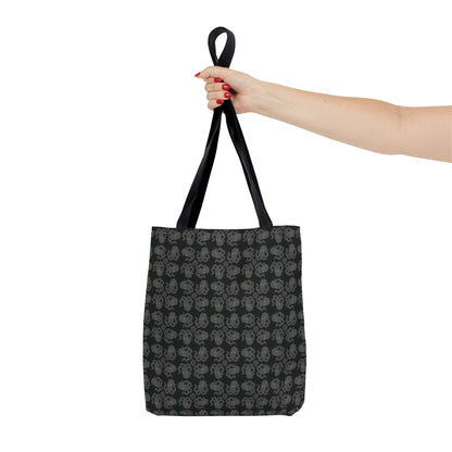 Octopie - Gray - Black 000000 - Tote Bag