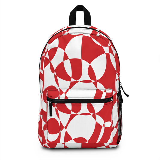 Scarlet Symphony - White - Backpack