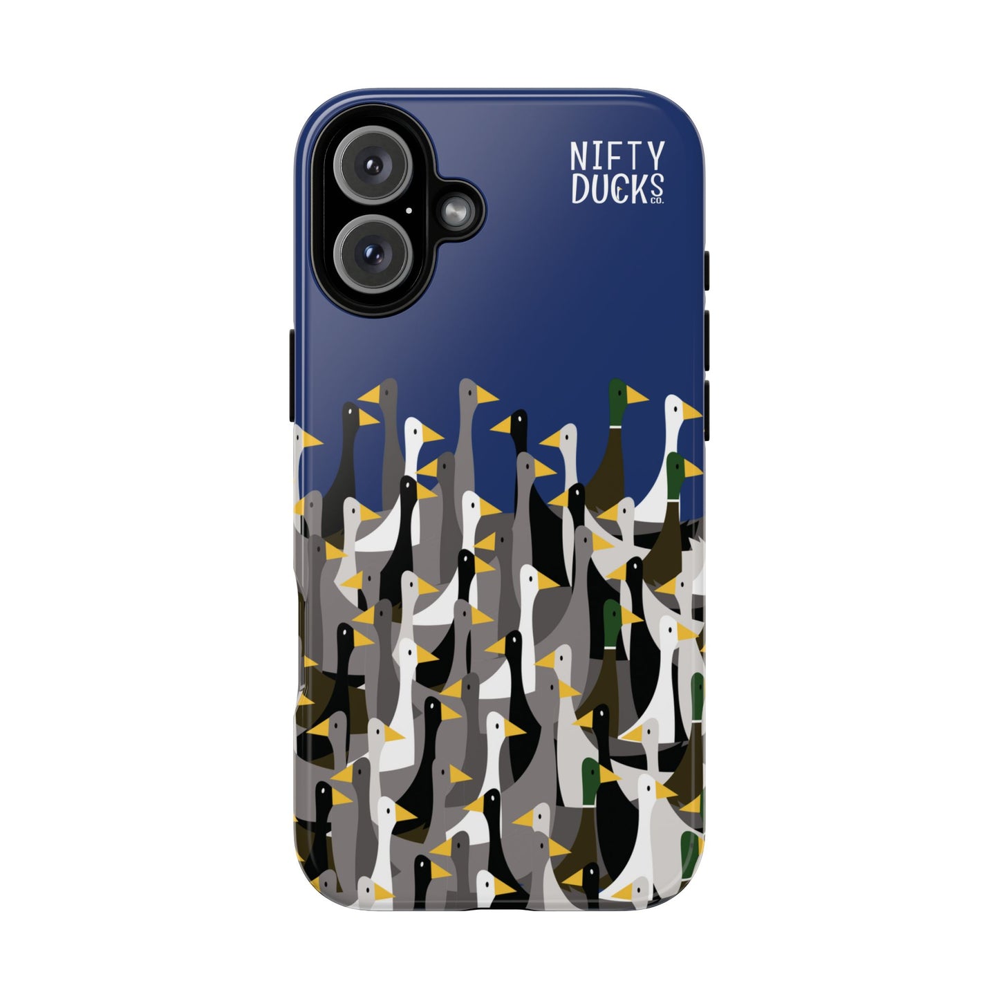 That is a LOT of ducks - Logo - Blue 003377 - Tough Cases