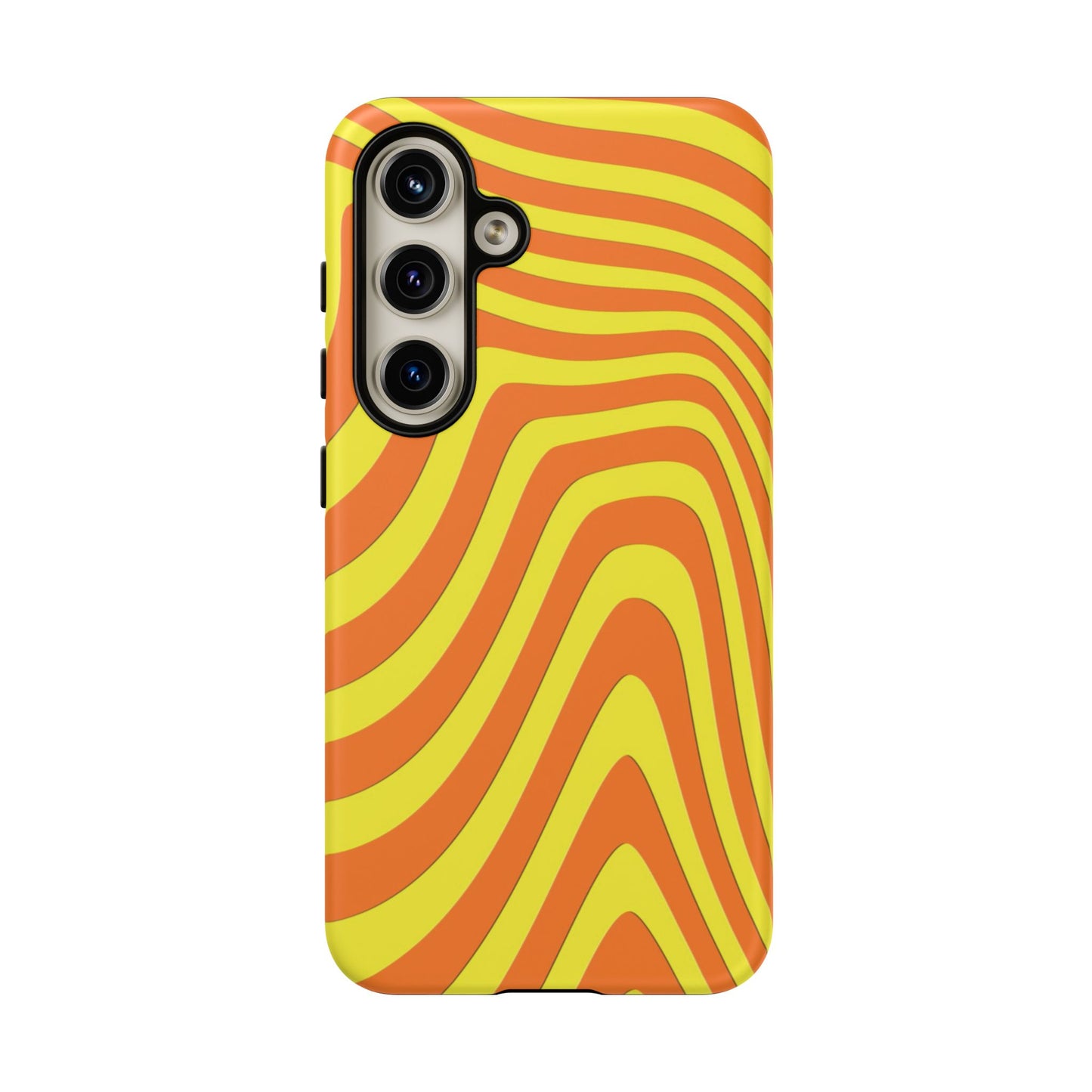 Retro wavy - Yellow and Orange - Tough Cases