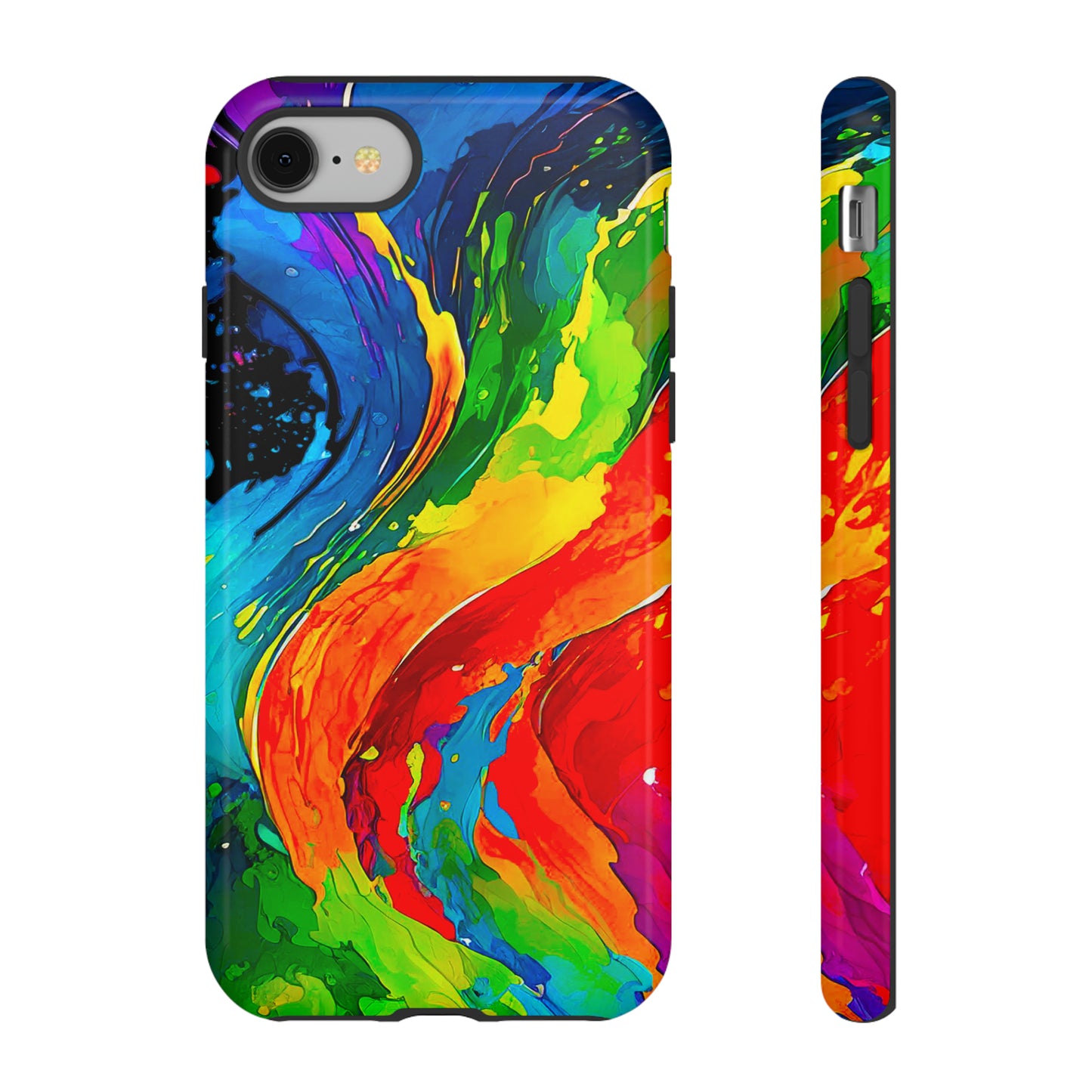 Color Splash - Black 000000 - Tough Cases