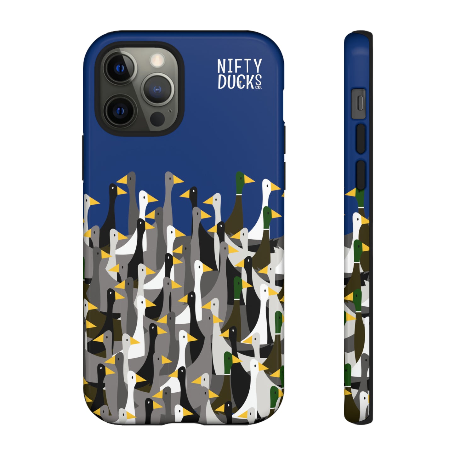 That is a LOT of ducks - Logo - Blue 003377 - Tough Cases