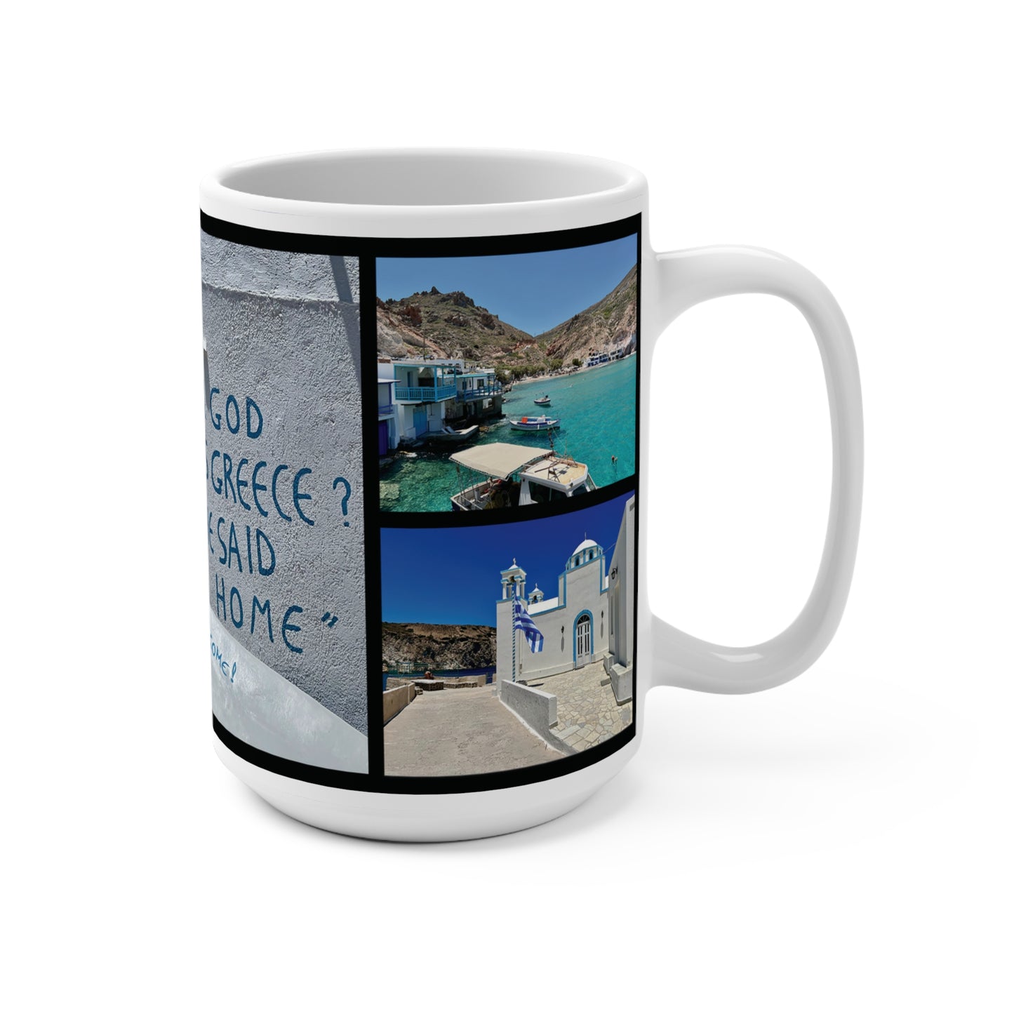 Customized Photo Collage - Mug 15oz