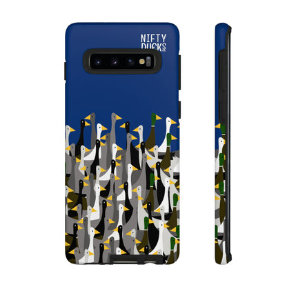 That is a LOT of ducks - Logo - Blue 003377 - Tough Cases