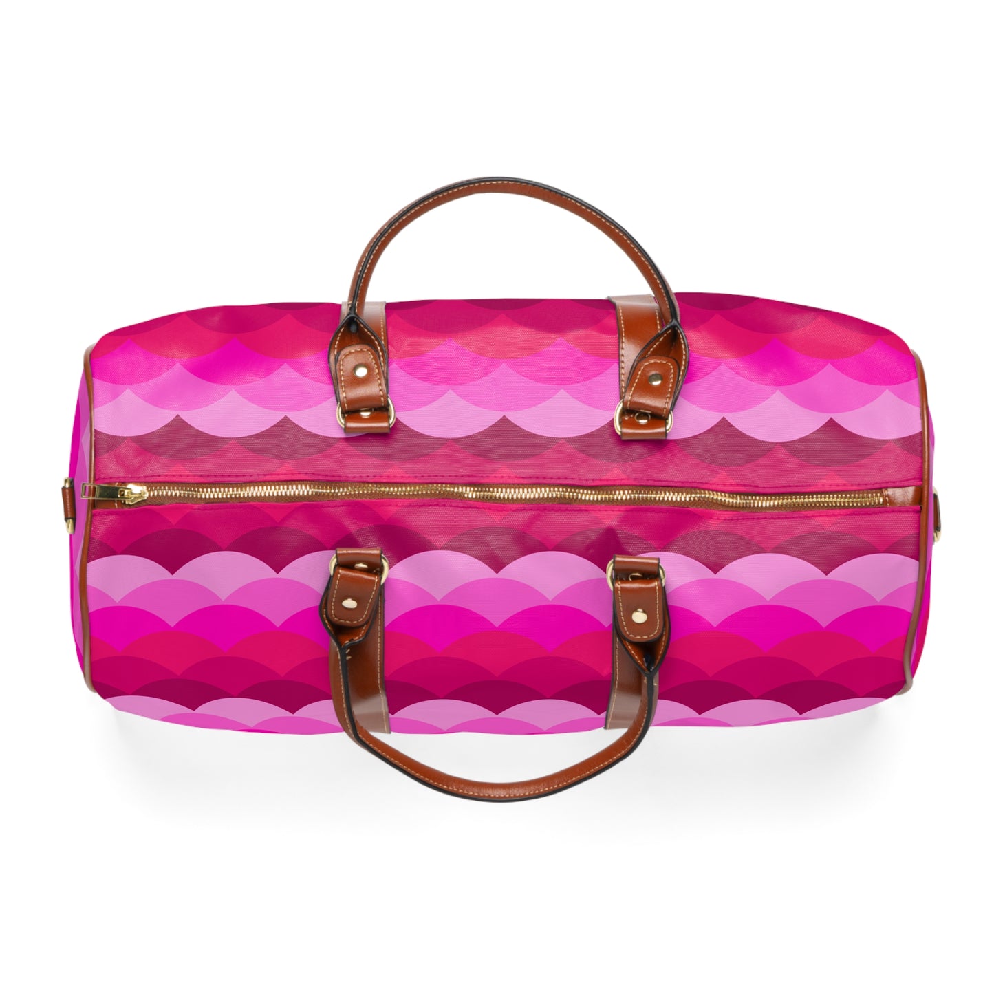 Variations on a Pink Rose - Waterproof Travel Bag