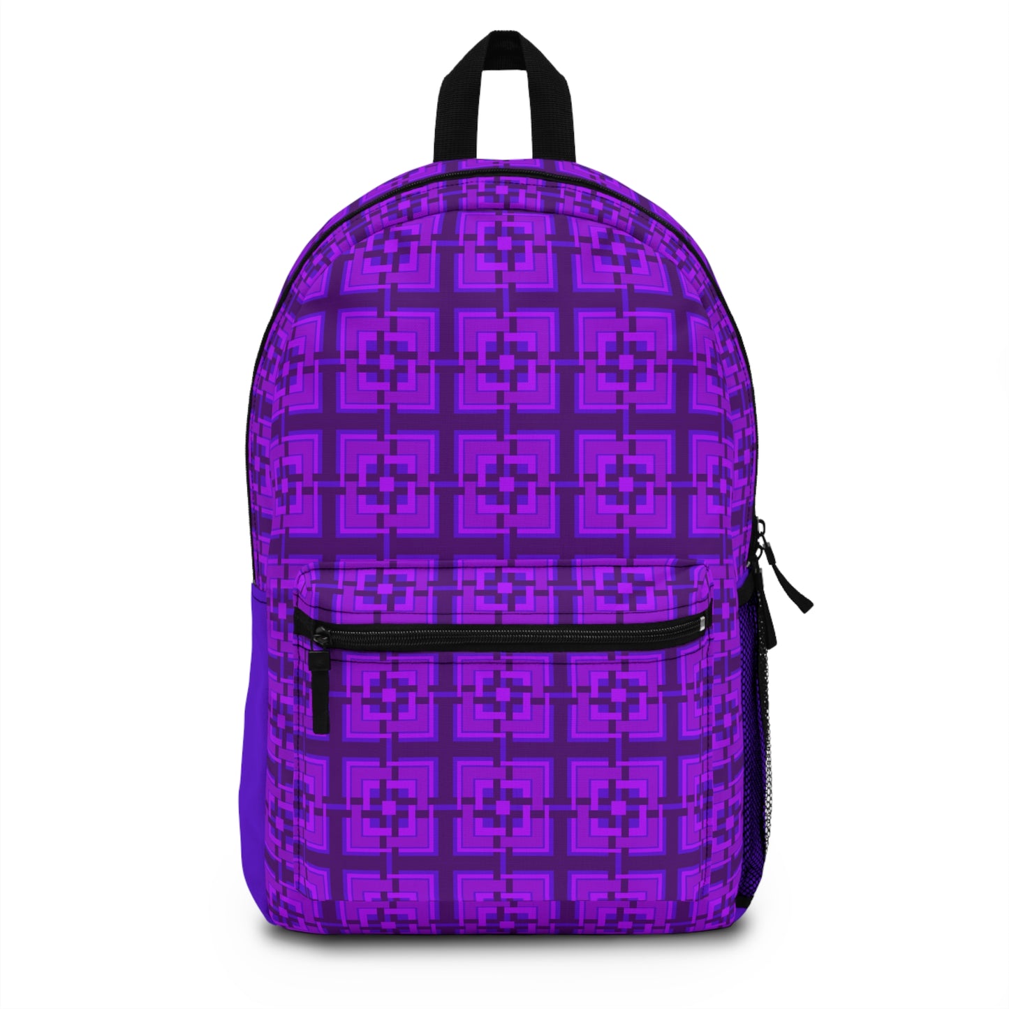 Intersecting Squares - Purple - Backpack