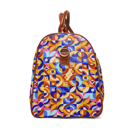Bold Geometric print - Waterproof Travel Bag