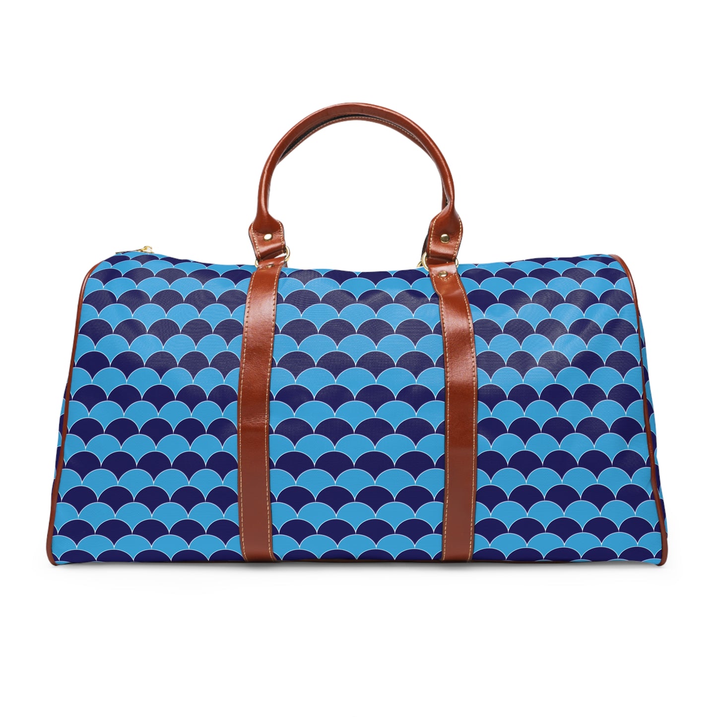 Blue Fans - Azure 0080FF - Waterproof Travel Bag