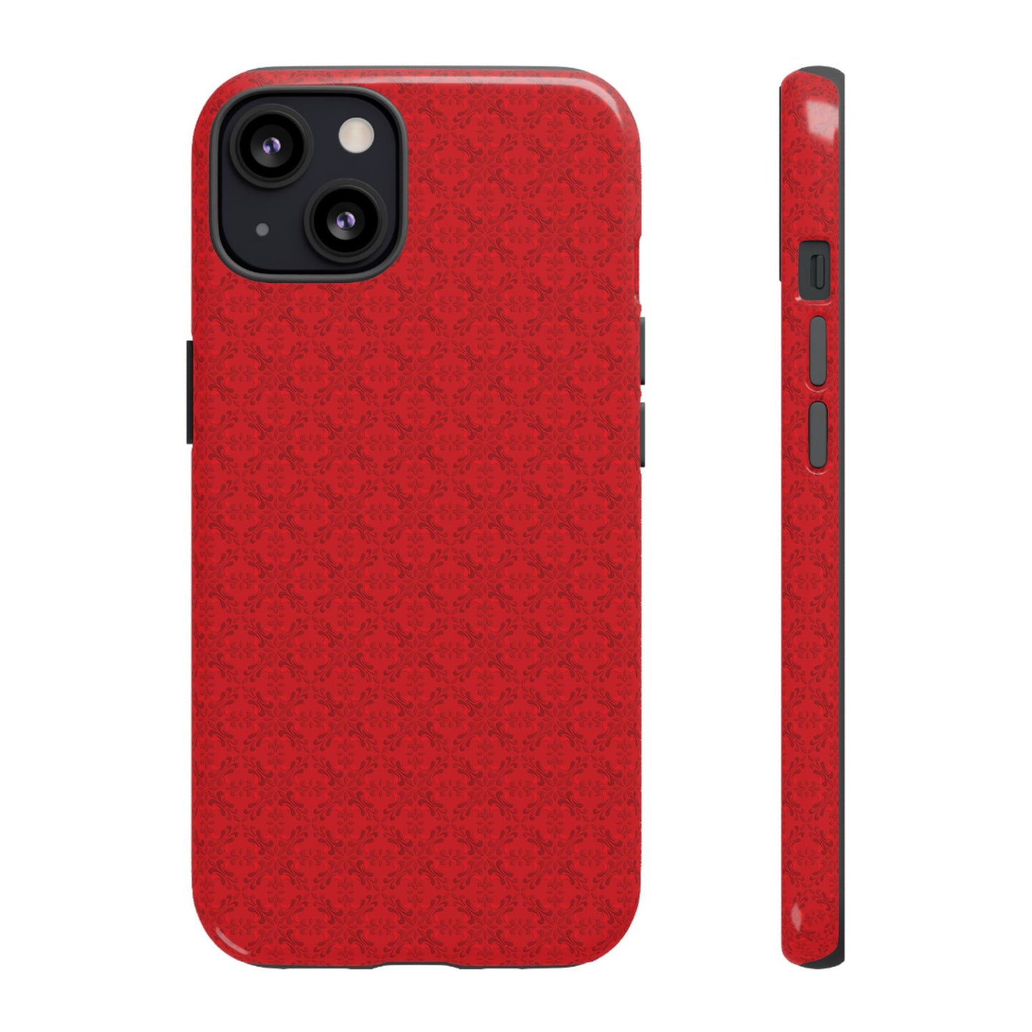 Vibrant Kaleidoscope - Red - Scarlet - Tough Cases