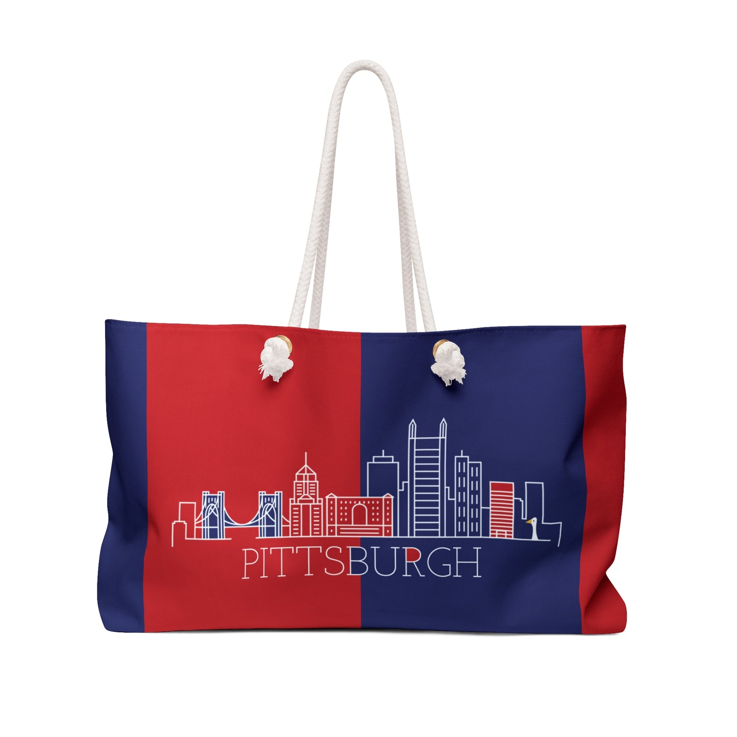 PIttsburgh - Red White and Blue City series - Weekender Bag