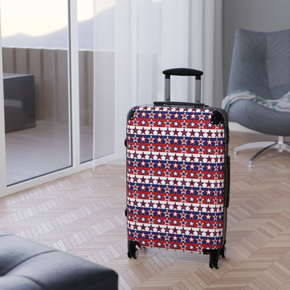 Red White and Blue Stars - Stripes - Suitcase