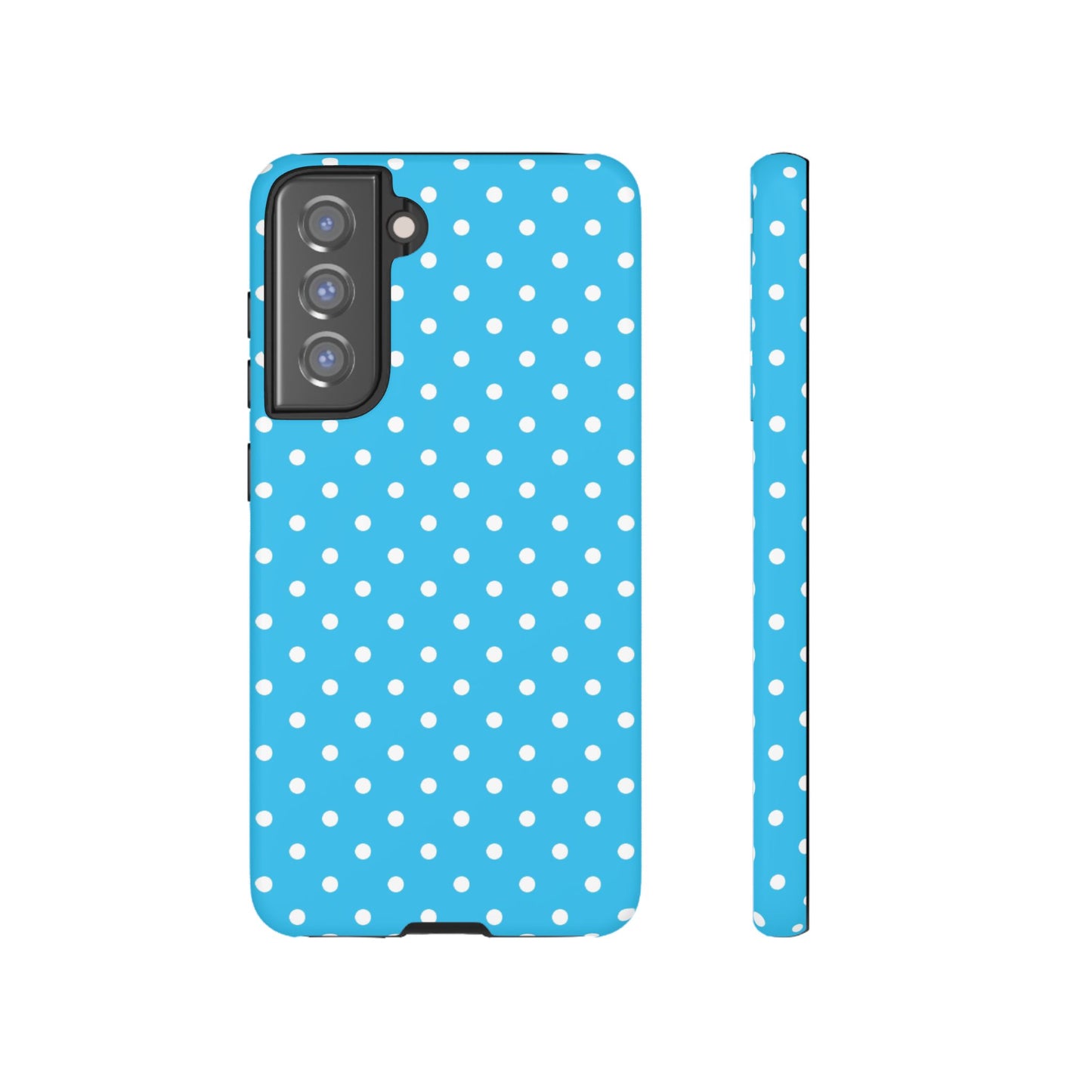 White dots on blue - Tough Cases