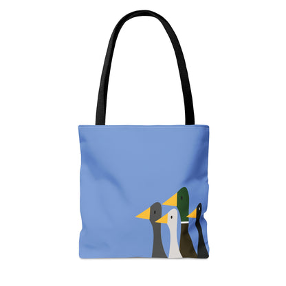 Nifty Ducks Co. Logo2 - Fennel Flower 74a6ff - Tote Bag