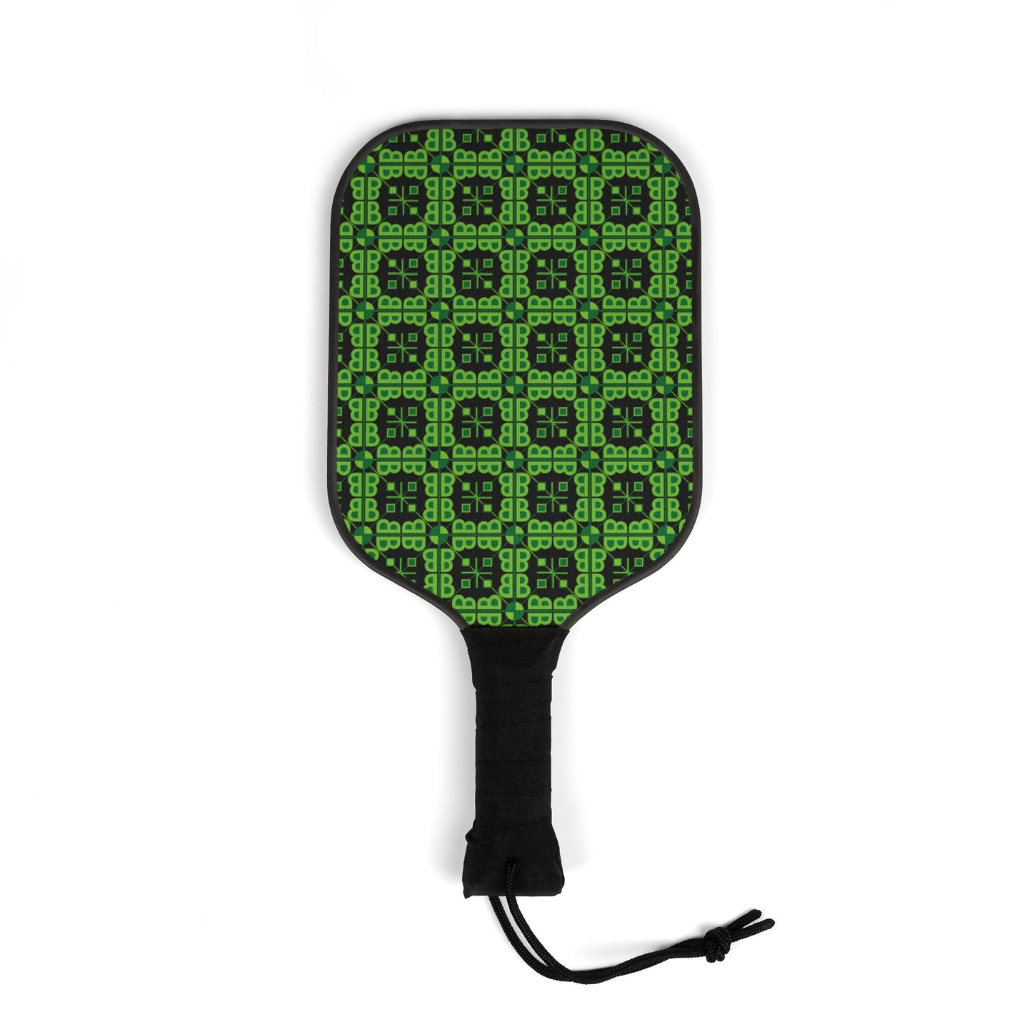 Letter Art - B - Green - Black 000000 - Pickleball Kit