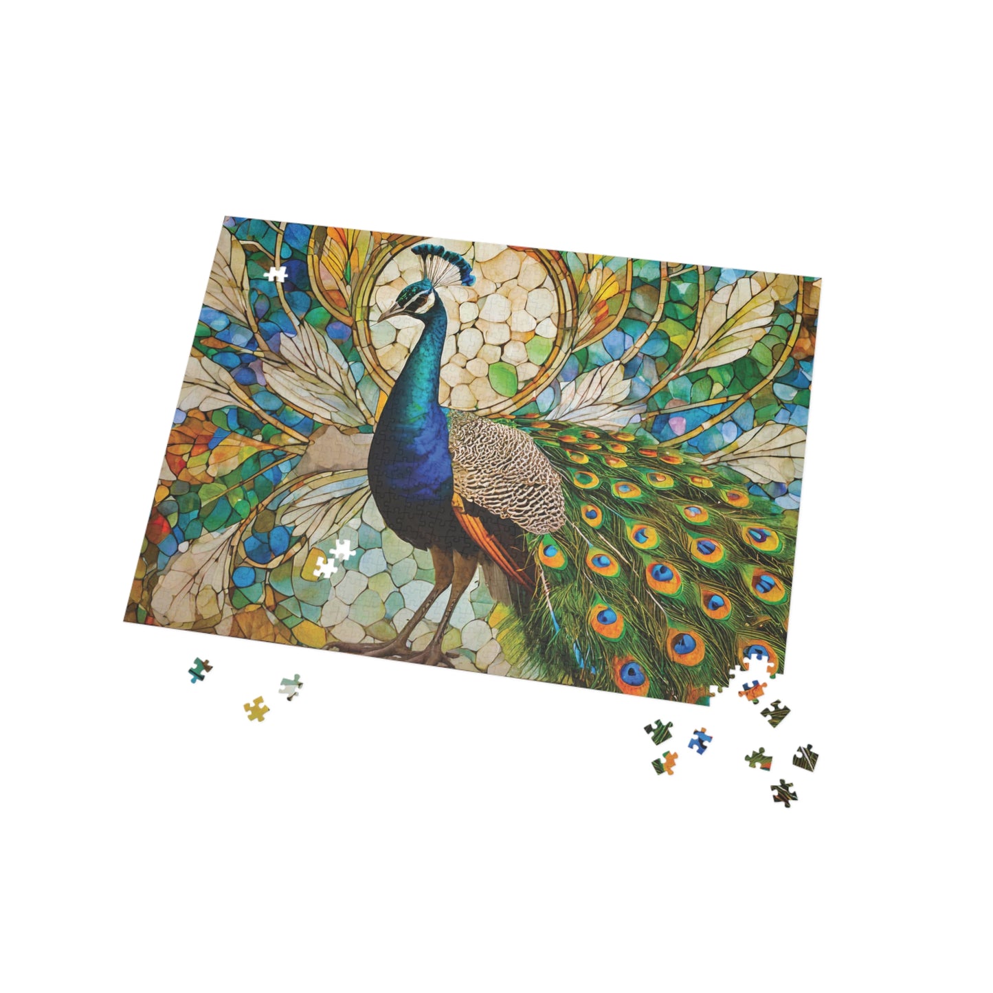 Peacock2 - Puzzle (500, 1000-Piece)