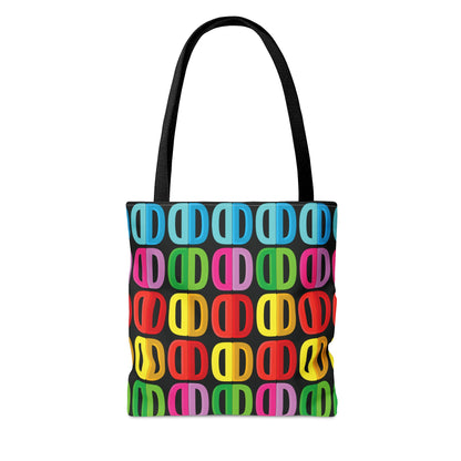 Letter Art - D - Black 000000 - Tote Bag