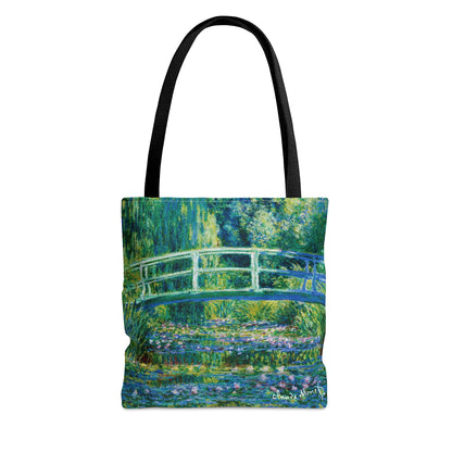 Water Lilies and Japanese Bridge -1899 - Claude Monet - Tote Bag