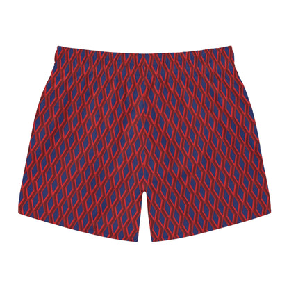 Diamond Geometric pattern2 - 002a73 - Swim Trunks