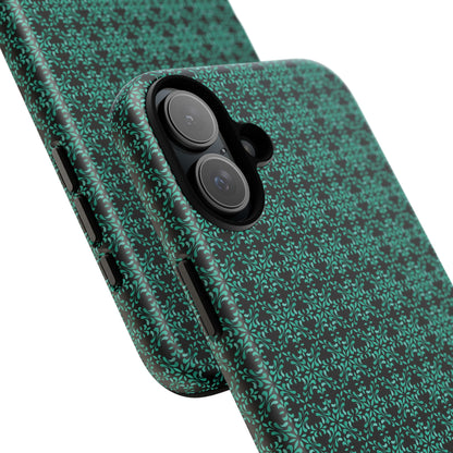 Vibrant Kaleidoscope - Turquoise - Black - Tough Cases