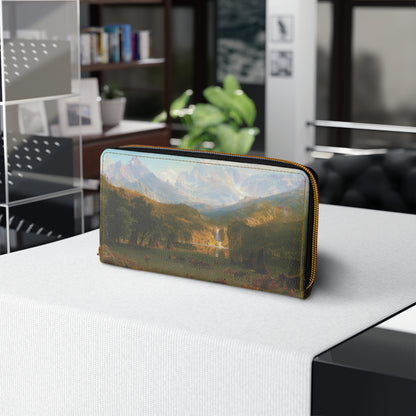 Albert Bierstadt - The Rocky Mountains - Lander's Peak - Zipper Wallet