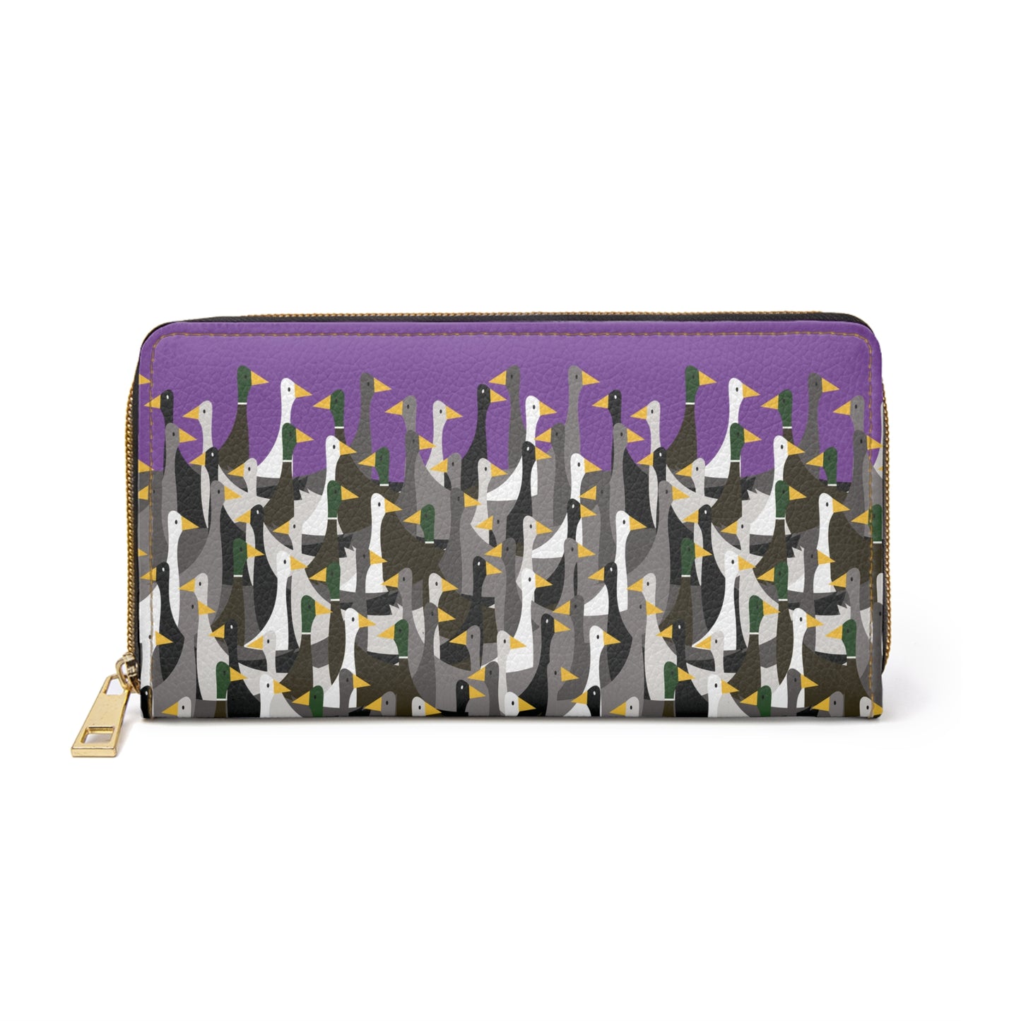 That is a LOT of ducks - Violet a014eb - Zipper Wallet